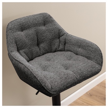 Barová stolička BROOKE antracitová 2