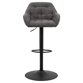 Barová stolička BROOKE antracitová 3
