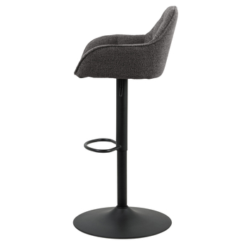 Barová stolička BROOKE antracitová 4