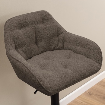 Barová stolička BROOKE sivohnedá 8