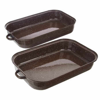 Pekáč s vekom BROWN smalt, hnedá 4