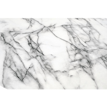 Jedálenský stôl BRUDWOY biely mramor/čierna 3