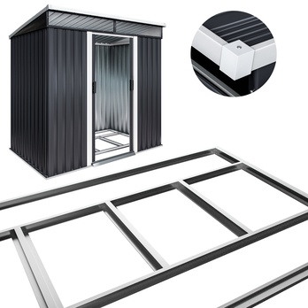 Záhradný domček BRUK 5 antracitová, 200x180x125 cm 4