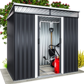 Záhradný domček BRUK 5 antracitová, 200x180x125 cm 6