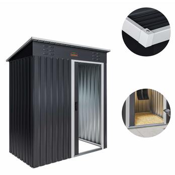 Záhradný domček BRUK antracitová, 185x165x90 cm 4