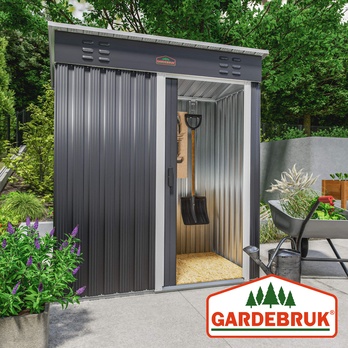 Záhradný domček BRUK antracitová, 185x165x90 cm 1