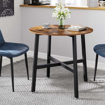 Jedálenský stôl BRUNCH hnedá/čierna 1