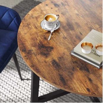 Jedálenský stôl BRUNCH hnedá/čierna 2