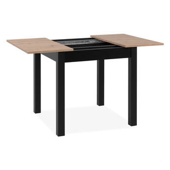 Jedálenský stôl BUD 80 dub artisan/čierna 2