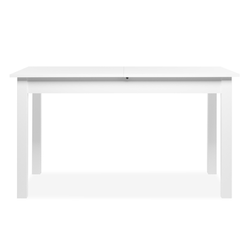 Jedálenský stôl BUD biela, 140x80 cm 3