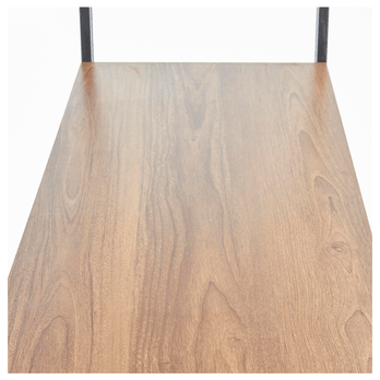 Regál BULAVOR 1 zlatý dub/čierna 8