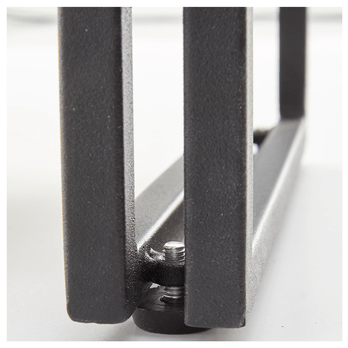 Regál BULAVOR 2 zlatý dub/čierna 5