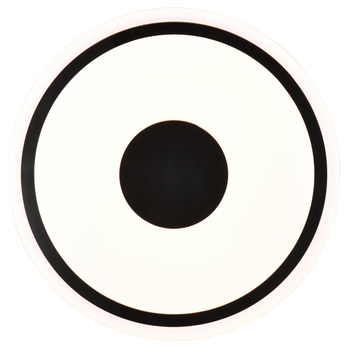 Stropné LED svietidlo BUNDA 2 biela/čierna 3