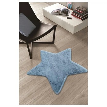Koberec BUNNY HVIEZDA priemer 60 cm, modrá 1