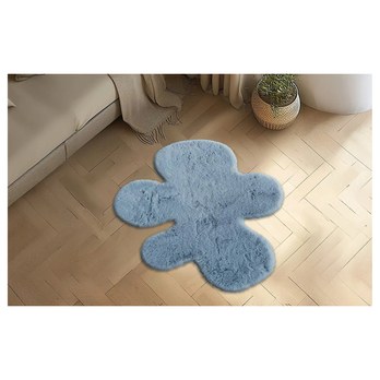 Detský koberec BUNNY PUZZLE modrá, 70x70 cm 1