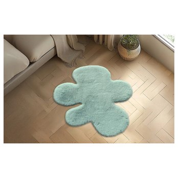 Detský koberec BUNNY PUZZLE zelená, 70x70 cm 1