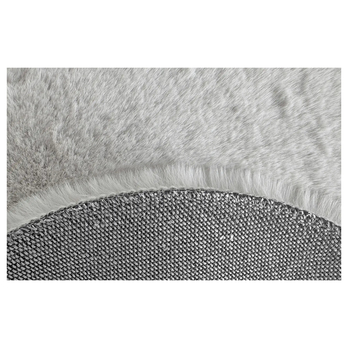 Koberec BUNNY strieborná, priemer 120 cm 3