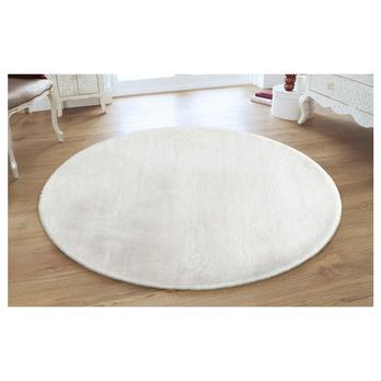 Koberec BUNNY snehovo biela, priemer 120 cm 1