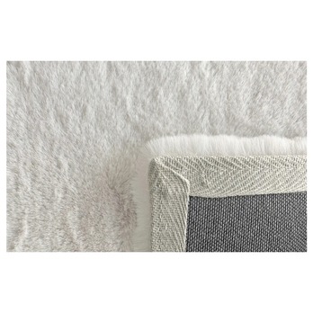 Koberec BUNNY snehovo biela, 80x150 cm 4