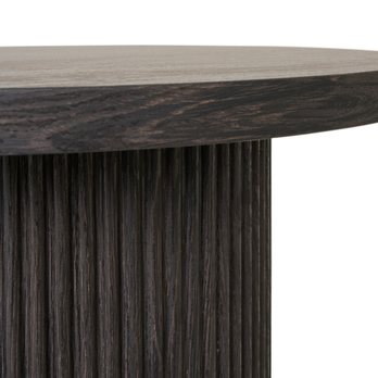 Prístavný stolík BUOVASTO tmavohnedá 2