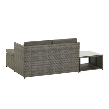 Záhradná zostava BURANO tmavosivá 3