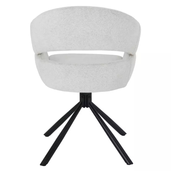 Jedálenská stolička BURGU béžová/čierna 3