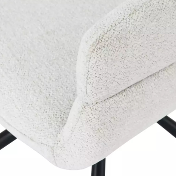 Jedálenská stolička BURGU béžová/čierna 5