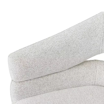 Jedálenská stolička BURGU béžová/čierna 6