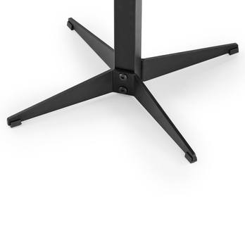 Konferenčný stolík BURNO I biely mramor/čierna 4