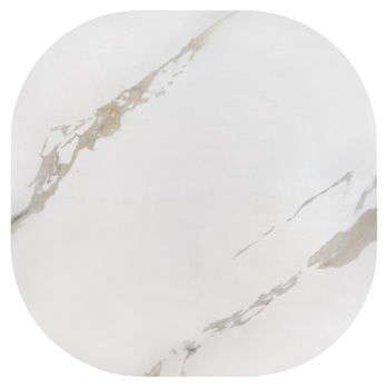 Konferenčný stolík BURNO I biely mramor/čierna 5