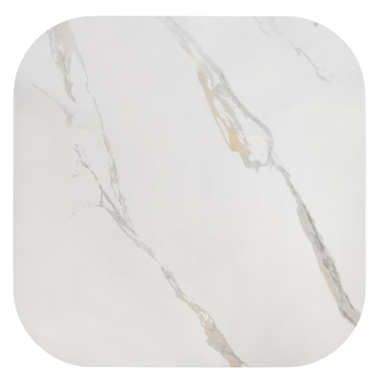 Konferenčný stolík BURNO II biely mramor/čierna 4