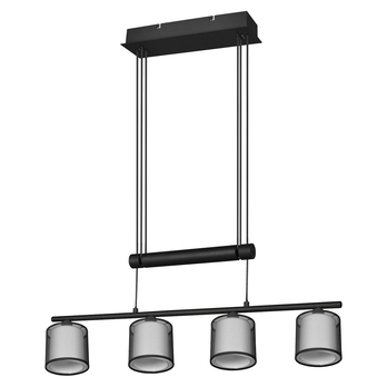 Závesné svietidlo BURTON čierna/biela 2