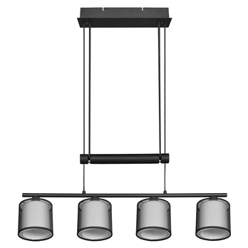 Závesné svietidlo BURTON čierna/biela 4