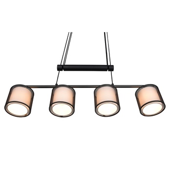 Závesné svietidlo BURTON čierna/biela 5