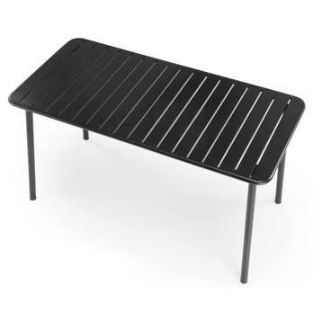 Jedálenský stôl BUSCU čierna, 140x70 cm 1