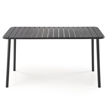 Jedálenský stôl BUSCU čierna, 140x70 cm 2