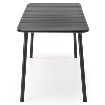 Jedálenský stôl BUSCU čierna, 140x70 cm 3