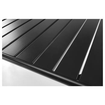 Jedálenský stôl BUSCU čierna, 140x70 cm 4