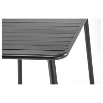 Jedálenský stôl BUSCU čierna, 140x70 cm 6