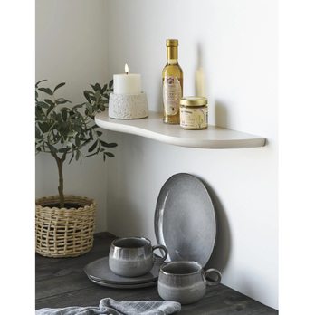 Nástenná polica BUTTO béžová 1