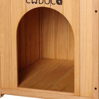 Mačací domček CADOCA prírodný 3