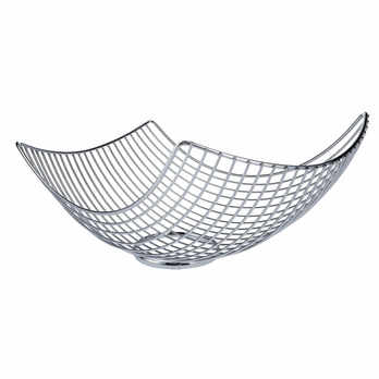 Miska na ovocie CAGE chrómovaná oceľ 3