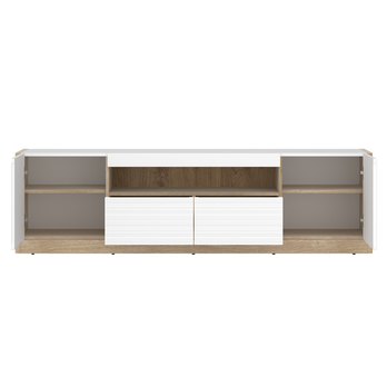 TV komoda CALIMA dub cremona/alpská biela 1