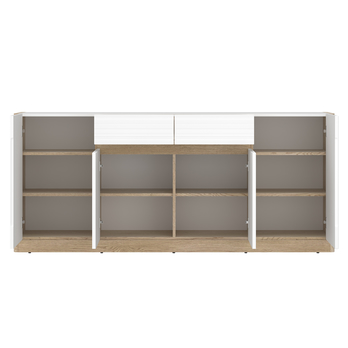 Komoda CALIMA dub cremona/alpská biela, šírka 186 cm 1