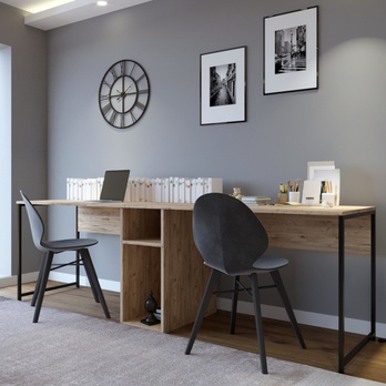 Písací stôl CALISMA dub 4