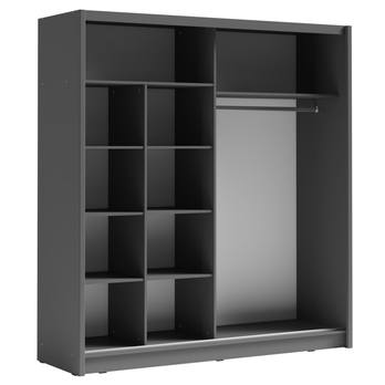 Šatníková skriňa CAMILA grafit 1
