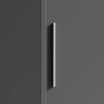 Šatníková skriňa CAMILA grafit 3