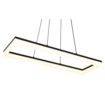 Závesné LED svietidlo CAMINO čierna/biela 4