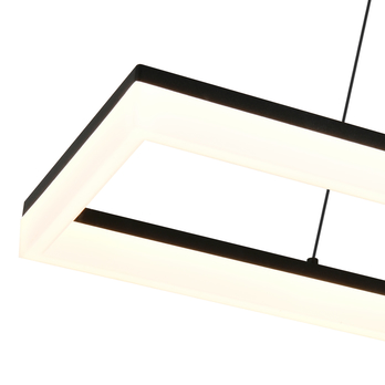 Závesné LED svietidlo CAMINO čierna/biela 5