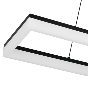 Závesné LED svietidlo CAMINO čierna/biela 7